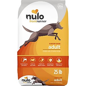 Nulo Frontrunner Ancient Grains Chicken, Oats, & Turkey Recipe High-Protein Adult Dry Dog Food, 25-lb bag