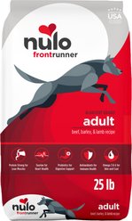 Nulo Frontrunner Ancient Grains Beef, Barley, & Lamb Recipe High-Protein Adult Dry Dog Food, 25-lb b...