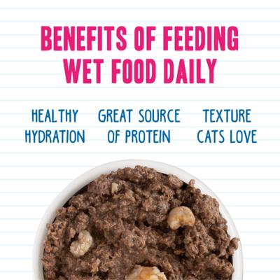 Show full view: BFF Tuna & Shrimp Sweethearts Dinner in Gravy Canned Cat Food, 3-oz, case of 24 slide 6 of 13