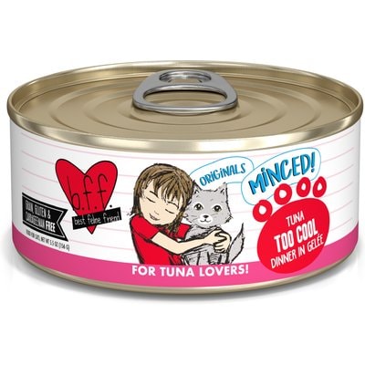 BFF BFF Tuna Too Cool Recipe in Aspic Canned Cat Food, 5.5-oz, case of 24