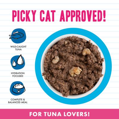 Show full view: BFF Tuna & Shrimp Sweethearts Dinner in Gravy Canned Cat Food, 3-oz, case of 24 slide 4 of 13