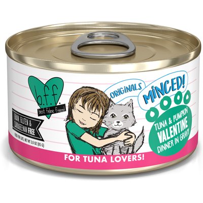 BFF BFF Tuna & Pumpkin Valentine in Gravy Canned Cat Food, 3-oz, 24 ct