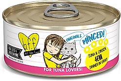 BFF Tuna & Chicken 4-Eva Dinner in Gravy Grain-Free Minced Wet Cat Food, 5.5-oz, case of 24
