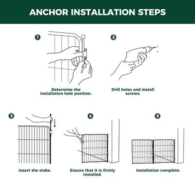 Show full view: FXW Indoor Playpen with Gate, Black, 24-in, 4-panel slide 5 of 7