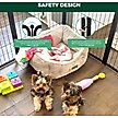Show in main carousel: FXW Indoor Playpen with Gate, Black, 24-in, 8-panel slide 2 of 7