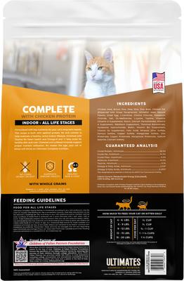 Show full view: Ultimates Complete Chicken Protein Dry Cat Food, 12.5-lb slide 3 of 9