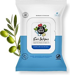 Pet Head Dog Ear Wipes, 30 count
