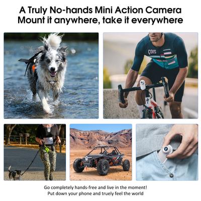 Show full view: MEGAPAWS Collar-Mounted Wireless Mini Video Recording Easy to Attach Pet Action Camera slide 6 of 11