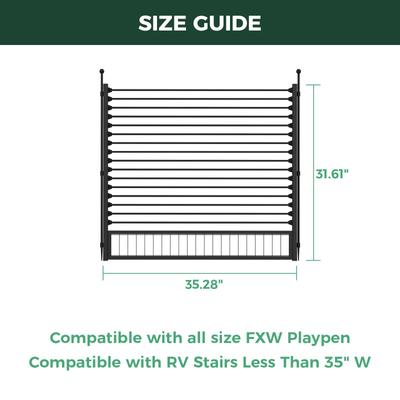 Show full view: FXW RV Step Grid for Dog Playpen, Black slide 3 of 7