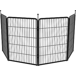 FXW Instant Outdoor Dog Playpen, Black, 45-in, 4-panel