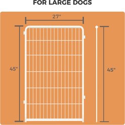 FXW Homeplus Indoor Dog Playpen, White, 45-in, 2-panel slide 2 of 4