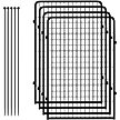 Show in main carousel: FXW Rollick Indoor & Outdoor Dog Playpen, Black, 45-in, 4-panel slide 5 of 7