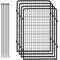 Show in main carousel: FXW Rollick Indoor & Outdoor Dog Playpen, Black, 45-in, 4-panel slide 5 of 7