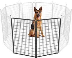 FXW Rollick Indoor & Outdoor Dog Playpen, Black, 50-in, 2-panel slide 1 of 4