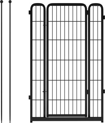 Show full view: FXW Rollick Indoor & Outdoor Dog Playpen, Black, 45-in, 2-panel slide 6 of 8