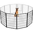 Show in main carousel: FXW Rollick Indoor & Outdoor Dog Playpen, Black, 45-in, 4-panel slide 1 of 7