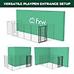 Show in main carousel: FXW Rollick Indoor & Outdoor Dog Playpen, Black, 40-in, 1-gate slide 3 of 8