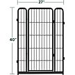 Show in main carousel: FXW Rollick Indoor & Outdoor Dog Playpen, Black, 40-in, 1-gate slide 5 of 8