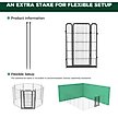 Show in main carousel: FXW Rollick Indoor & Outdoor Dog Playpen, Black, 40-in, 1-gate slide 4 of 8