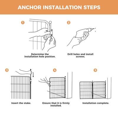 Show full view: FXW Indoor Playpen with Gate, White, 40-in, 8-panel slide 6 of 8