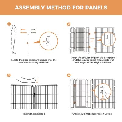 Show full view: FXW Indoor Playpen with Gate, White, 40-in, 8-panel slide 5 of 8