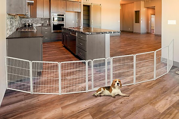 Show full view: FXW Indoor Playpen with Gate, White, 32-in, 8-panel slide 1 of 7