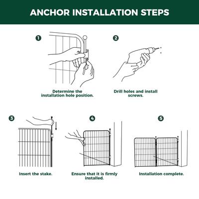 Show full view: FXW Indoor Playpen with Gate, Black, 40-in, 8-panel slide 5 of 5