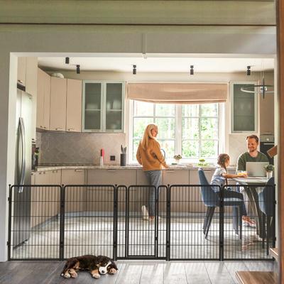 Show full view: FXW Indoor Playpen with Gate, Black, 40-in, 6-panel slide 6 of 7