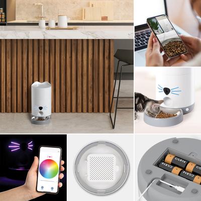 Show full view: Catit PIXI Vision Smart Cat Feeder, White slide 3 of 9