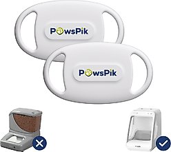 PawsPik RFID Microchip Tag for PawsPik Automatic Microchip RFID Dog & Cat Feeder, White, 2 count slide 1 of 6