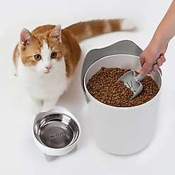 Catit PIXI Smart Vacuum Cat Food Container, White slide 2 of 8