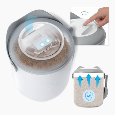 Show full view: Catit PIXI Smart Vacuum Cat Food Container, White slide 3 of 9