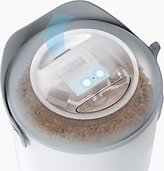 Catit PIXI Smart Vacuum Cat Food Container, White