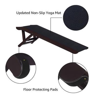 Show full view: Unipaws Foldable Wooden Dog & Cat Ramp, Plus, Espresso slide 6 of 9