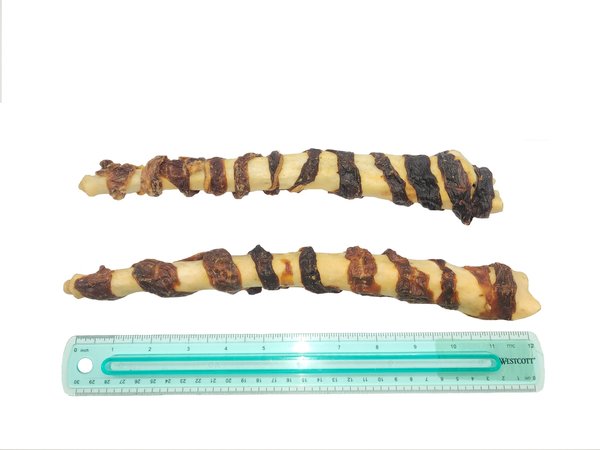Advance Pet Product Water Buffalo Tail with JerkyDog Natural Chew Treats