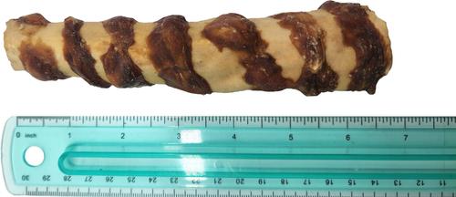 Show full view: Advance Pet Product Water Buffalo Tail with Jerky Dog Natural Chew Treats, 6-in, 1 count slide 3 of 4