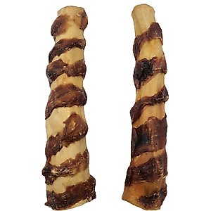 Advance Pet Product Water Buffalo Tail with Jerky Dog Natural Chew Treats, 6-in, 1 count