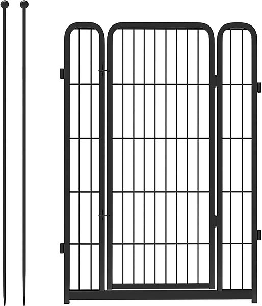 Show full view: FXW Rollick Indoor & Outdoor Dog Playpen, Black, 40-in, 1-gate slide 6 of 8