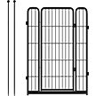 Show in main carousel: FXW Rollick Indoor & Outdoor Dog Playpen, Black, 40-in, 1-gate slide 6 of 8