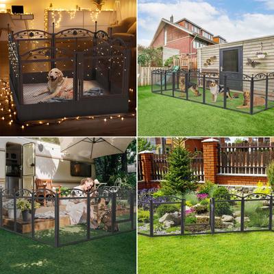 Show full view: BingoPaw Heavy Duty 8 Panel Metal Dog Playpen slide 7 of 10