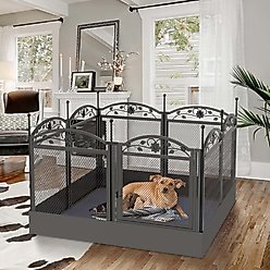 BingoPaw Heavy Duty 8 Panel Metal Dog Playpen