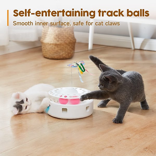 Show full view: Potaroma 3 in 1 Automatic Interactive Butterfly Cat Toy slide 5 of 7