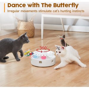 Potaroma 3 in 1 Automatic Interactive Butterfly Cat Toy