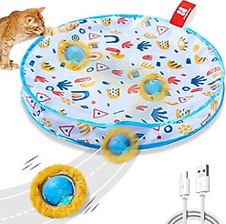Potaroma Fast Rolling Ball in Play Mat Interactive Cat Toy