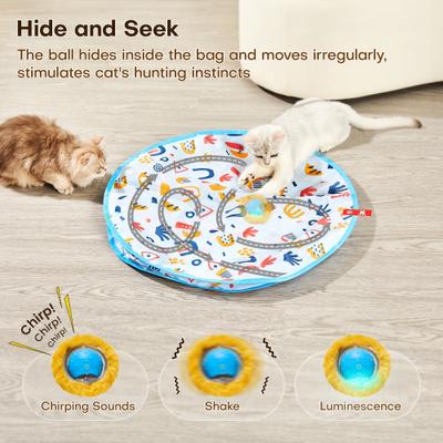 Show full view: Potaroma Fast Rolling Ball in Play Mat Interactive Cat Toy slide 3 of 6