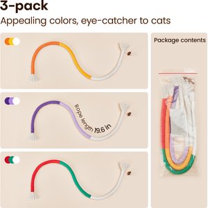 Potaroma Chew Ropes Cat Toy, 3 count