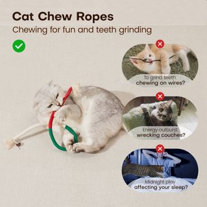 Potaroma Chew Ropes Cat Toy, 3 count