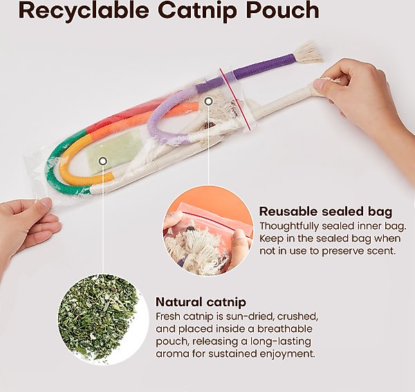 Show full view: Potaroma Chew Ropes Cat Toy, 3 count slide 5 of 8