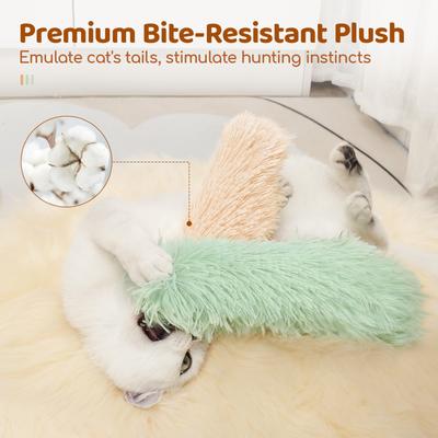 Show full view: Potaroma Catnip Crinkle Kicker Plush Cat Toy, 3 count slide 5 of 6