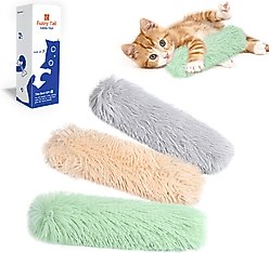 Potaroma Catnip Crinkle Kicker Plush Cat Toy, 3 count
